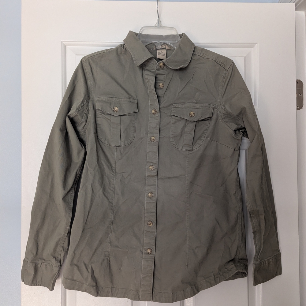 Duluth Trading Co Sage Green Shirt